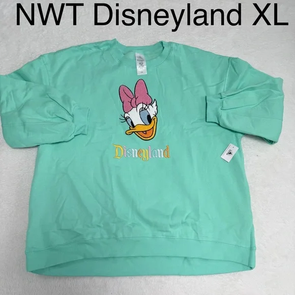 Disney Teal Crewneck Sweatshirt - Picture 7 of 15